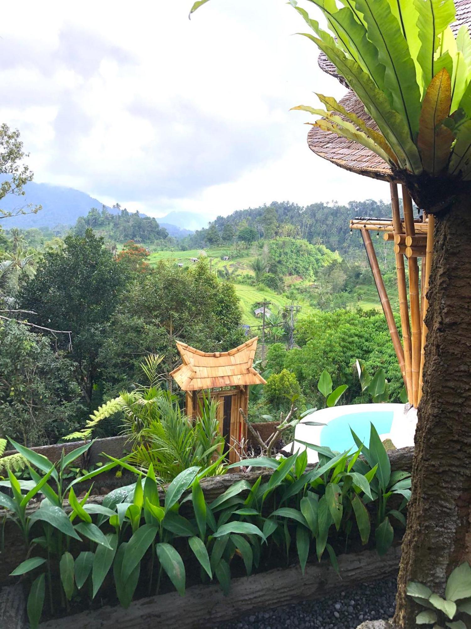 Danaswari Bali Bamboo House Villa Selat Exterior photo