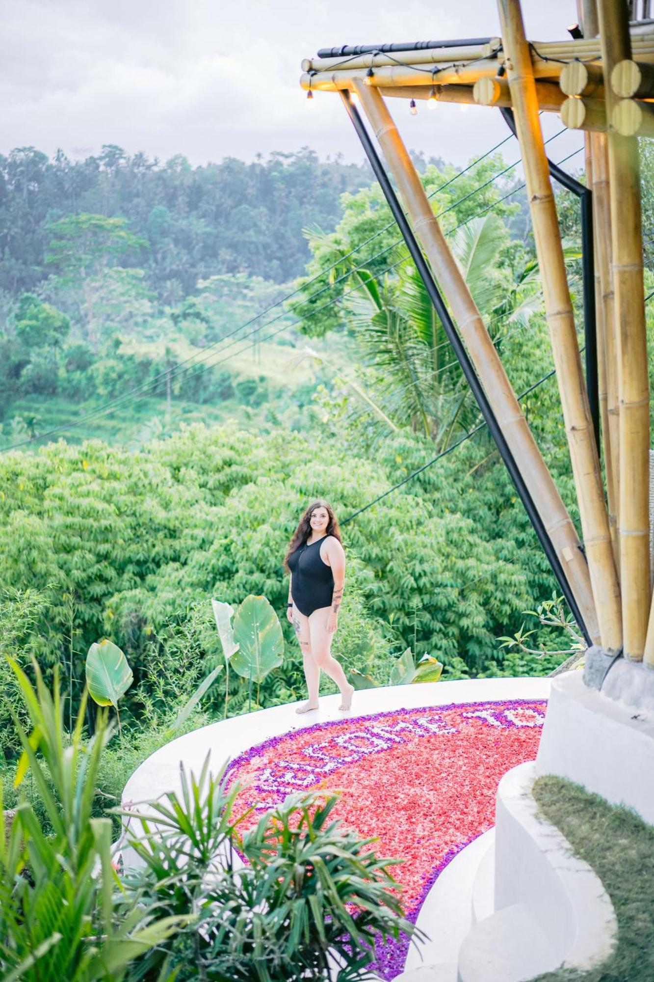 Danaswari Bali Bamboo House Villa Selat Exterior photo